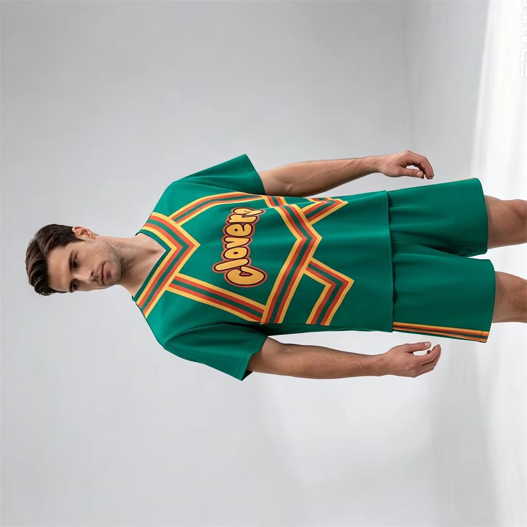 Team Sports - Halloween-kostuum Heren Groene Klavers Cheerleader Uniform