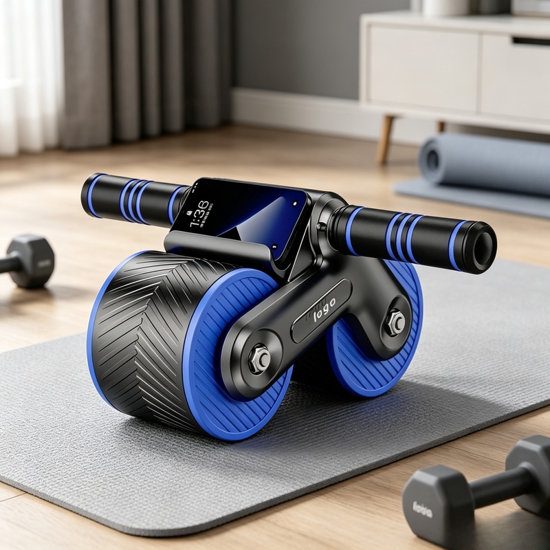 Auto-Rebound Dubbelwielige Ab- - Ab Roller Wheel With Elbow Support recensie en prijs