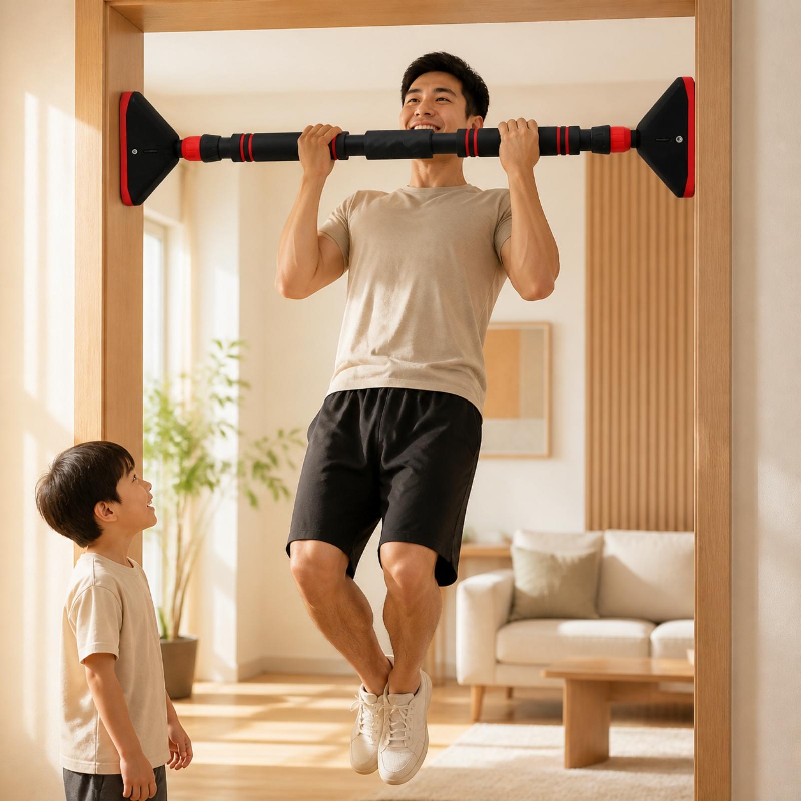 Draagbare pull-up bar voor bin - Door Pull Up Bar No Screw recensie en prijs