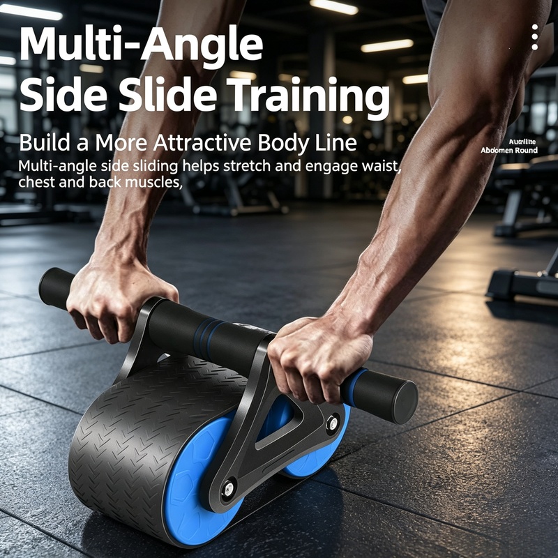Automatische rebound dubbelwie - Ab Roller Wheel With Elbow Support recensie en prijs